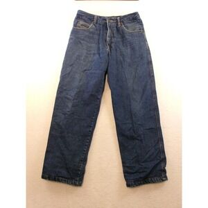 Smith's Workwear Fleece Lined Jeans Mens 33x30 Blue Insulated Denim‎